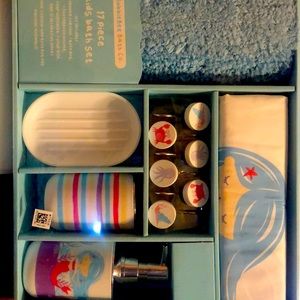 17pc kids bath set
